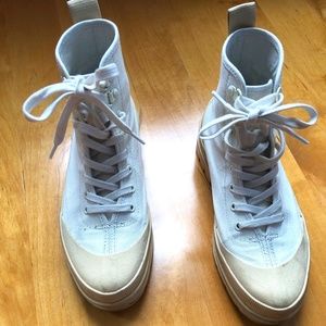 Platform cotton (canvas) sneakers, Everlane, size 6.5
